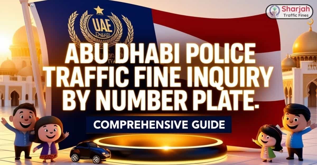 Abu Dhabi Police Traffic Fine Inquiry by Number Plate 2025: Comprehensive Guide