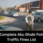 A Complete Abu Dhabi Police Traffic Fines List 2024