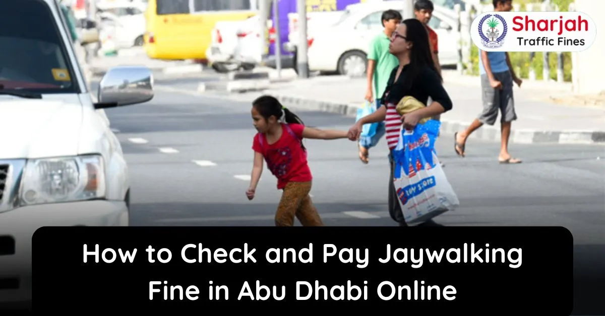 How to Check and Pay Jaywalking Fine in Abu Dhabi Online