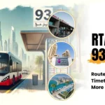 RTA 93 Bus Route, Schedule, Fare, Timetable, Map and More